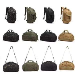 3-in-1 Tactical Gym Backpack with Shoe Compartment for Travel & Sports