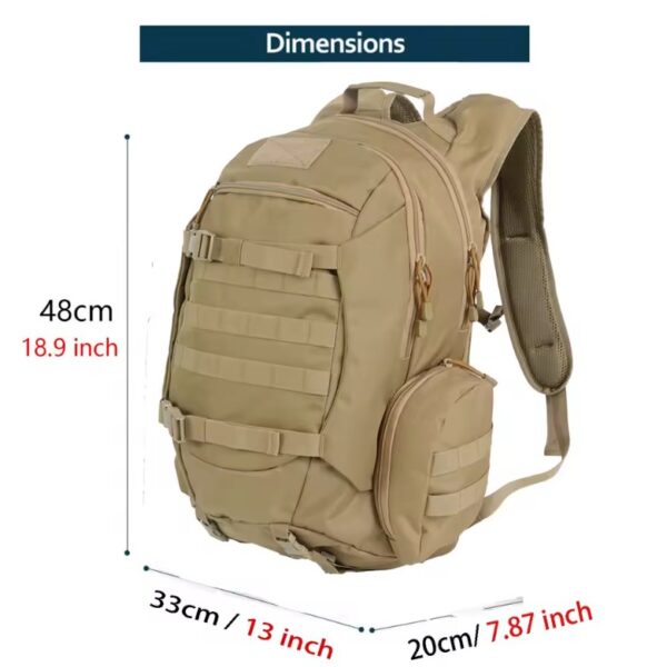 45L Tactical Waterproof Backpack – Outdoor Hiking Hunting Camping Rucksack - Image 5